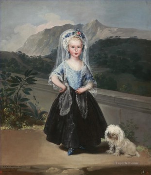 Francisco Goya Painting - Portait of Maria Teresa de Borbon y Vallabriga Francisco de Goya